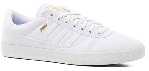 Adidas PUIG Indoor Skate Shoes - footwear white/footwear white/gum5 - view large