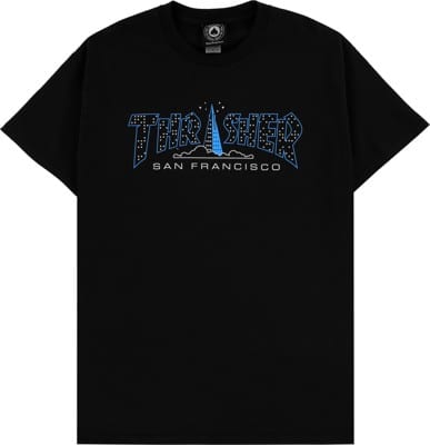Thrasher Pyramid T-Shirt - black - view large