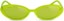 Glassy Stanton Sunglasses - lime/lime lens - front
