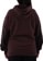 Volcom Women's Costus Pullover Fleece Hoodie - black plum - reverse