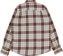 Obey Arnold Flannel Shirt - unbleached multi - reverse