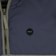 RVCA Oak Fleece Anorak Hoodie - heather grey - front detail