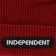 Independent B/C Groundwork Beanie - red - detail