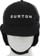 Burton Lunchlap Earflap Fleece Hat - true black - front