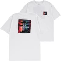 Brixton Alpha Square T-Shirt - white/dawn gradient
