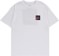 Brixton Alpha Square T-Shirt - white/dawn gradient - front