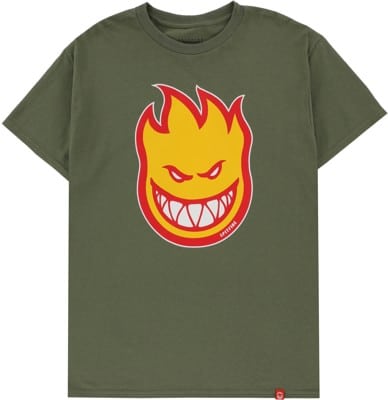 Spitfire Bighead Fill T-Shirt - military green/gold-red - view large
