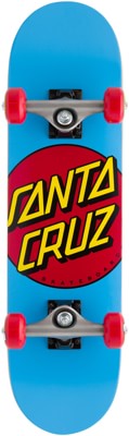 Santa Cruz Classic Dot 7.25 Micro Complete Skateboard - blue - view large