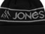 Jones Chamonix Recycled Pom Beanie - black - front detail
