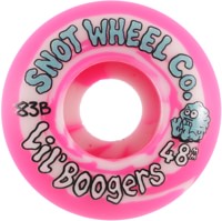 Snot Lil' Booger Swirls Conical Skateboard Wheels - pink swirl (83b)