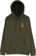 Spitfire Classic Vortex Hoodie - army/gold - front