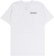Krooked Moonsmile Raw T-Shirt - white/grey - front