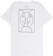 Krooked Moonsmile Raw T-Shirt - white/grey - reverse
