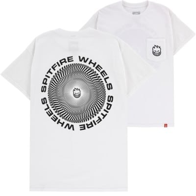 Spitfire Classic Vortex Pocket T-Shirt - white/black - view large