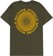 Spitfire Classic Vortex T-Shirt - military green/yellow - reverse