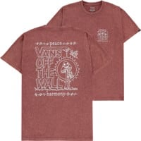 Vans Plant Harmony Acid Wash T-Shirt - catawba grape