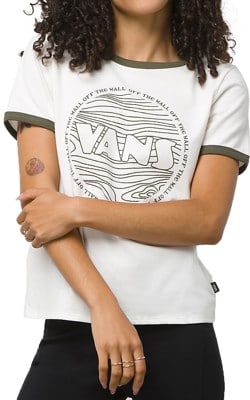 Vans Women's Armanto Ringer T-Shirt - marshmallow - view large