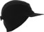 Autumn Fleece Techwear 5-Panel Hat - black - side