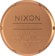 Nixon Sentry Leather Watch - bronze/black - detail