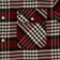 Brixton Bowery Flannel - island berry/whitecap/black - front detail