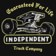 Independent GFL Truck Co. T-Shirt - pigment black - reverse detail