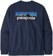 Patagonia P-6 Logo Uprisal Crew Sweatshirt - new navy - reverse