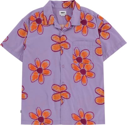 Obey Wyatt S/S Shirt - digital lavender multi - view large