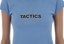 Tactics Women's Starchain Wordmark Baby T-Shirt - baby blue - front detail