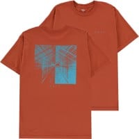 Obey Vanishing Point Organic T-Shirt - terracotta