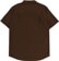 Brixton Charter Textured Weave S/S Shirt - dark earth - reverse