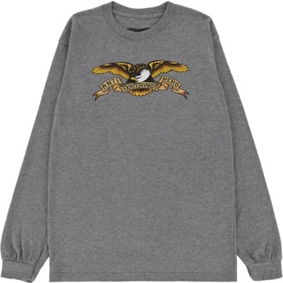 Anti-Hero Eagle L/S T-Shirt - graphite heather - view large