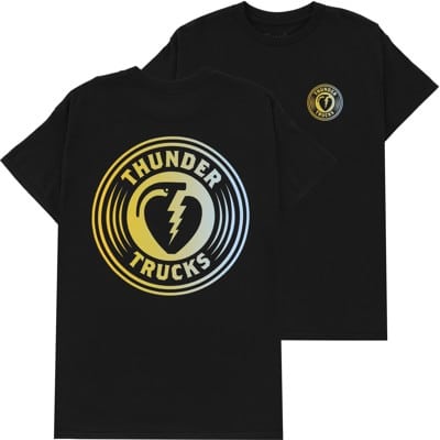 Thunder Charged Grenade T-Shirt - black/gold-blue gradient - view large
