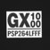 GX1000 PSP T-Shirt - black - front detail