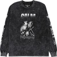 Calm Corp Inner Agression L/S T-Shirt - grey stone washed
