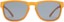 Dot Dash Bootleg Sunglasses - carmel satin/vintage green lens - front