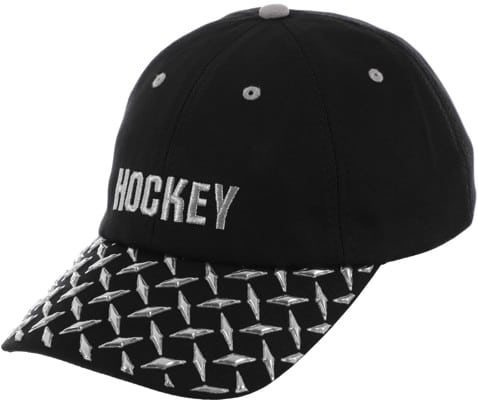 Hockey Diamond Plate Snapback Hat - black - view large