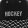 Hockey Diamond Plate Snapback Hat - black - front detail