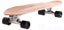 Arbor Lovelace Shaper 32" Complete Cruiser Skateboard - silver carver trucks / black wheels - angle