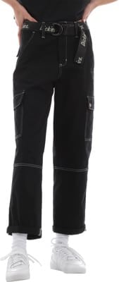Dickies Women's Contrast Cropped Cargo Pants - black - view large