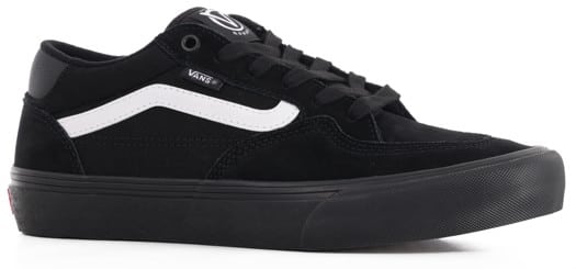 Vans Rowan Pro Skate Shoes - black/black/white - view large