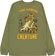 Creature Take Warning L/S T-Shirt - eco olive - reverse