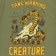 Creature Take Warning L/S T-Shirt - eco olive - reverse detail