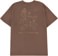 Rhythm Day Off Vintage T-Shirt - brown - reverse