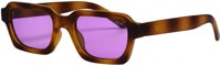 I-Sea Bowery Polarized Sunglasses - tiger/lilac polarized lens
