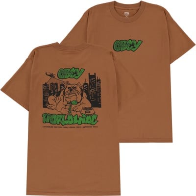 Obey City Watch Dog T-Shirt - brown sugar - view large