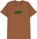 Obey City Watch Dog T-Shirt - brown sugar - front
