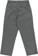 Volcom Briqlayer Pleat Pants - dark slate - reverse