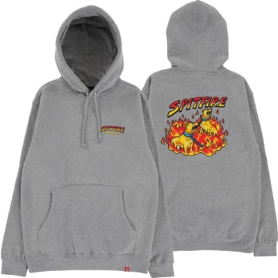 Spitfire Hell Hounds II Hoodie - heather grey - view large