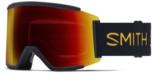 Smith Squad XL ChromaPop Goggles + Bonus Lens - midnight slash/sun red mirror + storm rose flash lens - view large