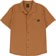 RVCA Day Shift Solid S/S Shirt - camel